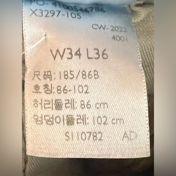 LEVIS 501 BUTTON FLY ORIGINAL FIT STRAIGHT MEN’s JEANS W34/L36 NEW NO TAGS - Picture 6 of 9